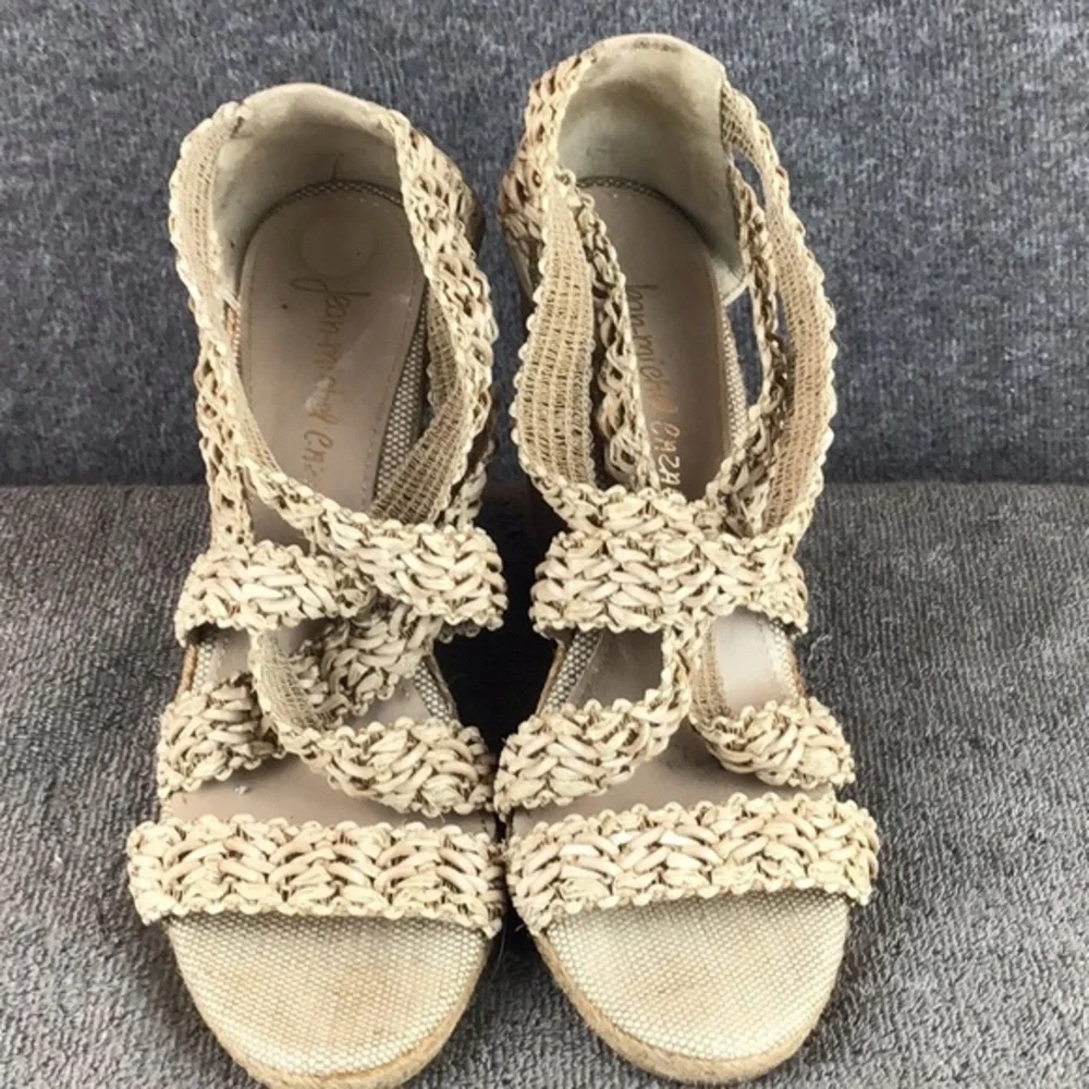 Jean-Michel Cazabat Espadrilles Wedge Sandals Sz‎ 8.5